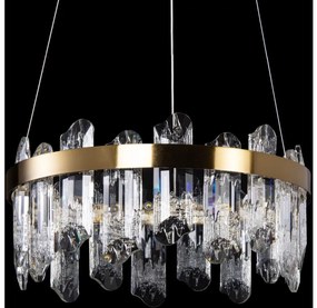 Lustră LED pe cablu LED/62W/230V d. 50 cm auriu