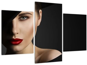 Tablou - Portretul femeii cu pălărie (90x60 cm)