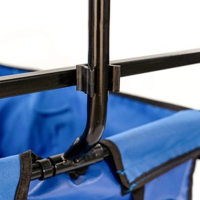 Cărucior de plajă pliabil pentru grădină