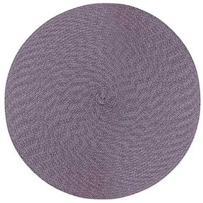 Suport de farfurie Altom Straw violet, diametru 38 cm, set de 4 buc.