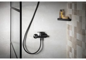 Baterie de duș Aqualine LOTTA negru mat