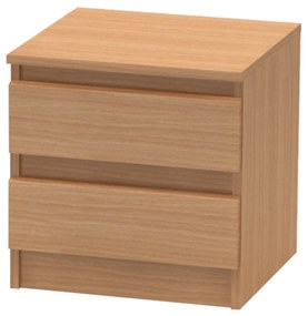 Noptieră cu 2 sertare, fag, HANY 2 NEW 002