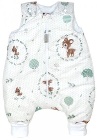 Sac de dormit cu picioare, bumbac 2.5 Tog, Caprioara mica, S, 6-24 luni