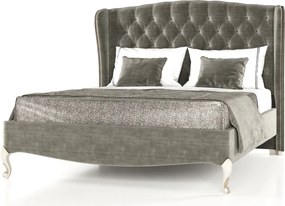 Pat lemn masiv Celisea I 140/160/180/200 x 200 cm - 200x200, Ivoire