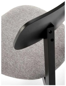 Scaun de bucătărie Hope, gri / negru