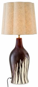 Veioza, Lampa de masa LUX, Ceramica, Maro, Beatriz