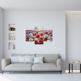 Tablou - Câmp de maci (90x60 cm)