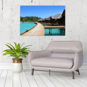 Tablou cu Maledive (90x60 cm)