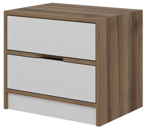 Noptieră Erich (Nuc + Alb) . 1102094