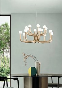 Ondaluce - Lustră DERBY pe cablu, 16xG9/7W/230V, Ø 81,5 cm, aurie