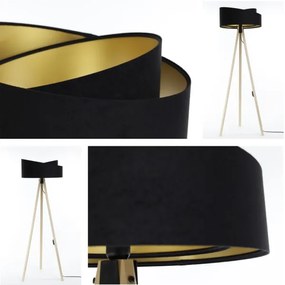 Lampadar GALAXY 1xE27/60W/230V negru/bej