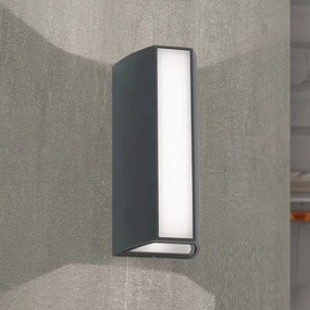 Aplica LED de perete exterior, protectie IP65, Mood antracit