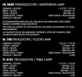 Lampa de masa design industrial din fier forjat TL 4101