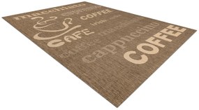 Covor sisal Floorlux 20221 coffe si mais