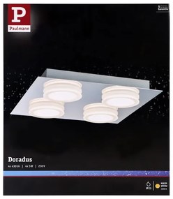 Plafonieră pentru baie 4xLED/5W IP23 DORADUS 230V Paulmann 70875