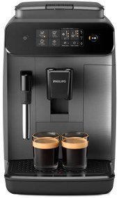 Espressor automat Philips EP0824/00, 1500W, 15 bar, 1.8 L, Rasnita cu 12 trepte, Ecran tactil, Timer, AquaClean, Aroma Extract, My Coffe Choice, Negru Mat