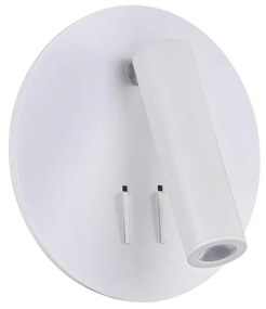 Aplica moderna cu iluminat LED ambiental Ios 176, alb MYC176-WL-01-6W-W