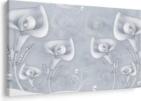 Tablou - Flori de perle (90x60 cm)