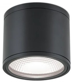 Spot LED aplicat cu protectie la umiditate IP65, SPUTNIK 14,5cm, negru