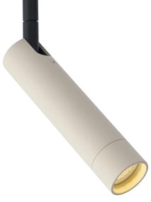 Spot modern bej cu negru pentru sistem de șină monofazat - Iconic Ivy