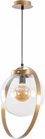 Lustra TAN - NT 101, auriu, metal/sticla, 40x125 cm