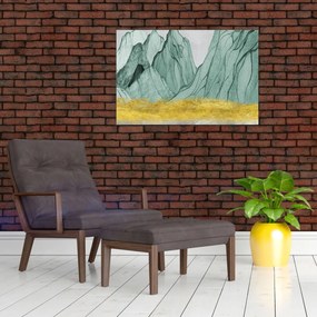 Tablou - Munții Smarald N⁰1 (90x60 cm)