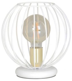 Lampa de masa decorativa design modern ALBIO alb/auriu