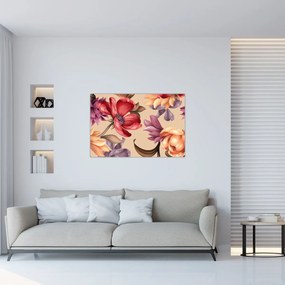 Tablou - Flori de epocă (90x60 cm)