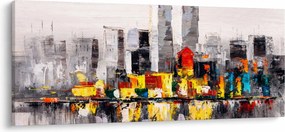 Tablou -Pictura orașului (120x50 cm)