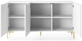 Dulap Lamellito L1  (alb + auriu). 1099057