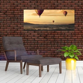 Tablou cu baloane zburând (120x50 cm)