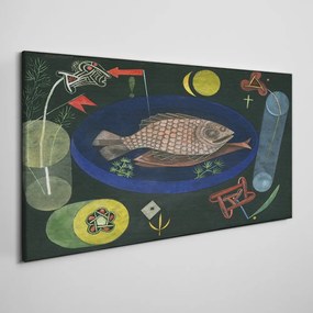 Tablou canvas Around Fish de Paul Klee
