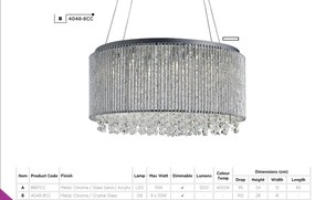 Lustra eleganta design modern Beatty 4048-8CC SRT