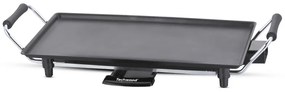 Gratar electric Teppan Yaki Techwood TTP-2343, 2000W, 43x23 cm, Acoperire neaderenta, Termostat, Negru