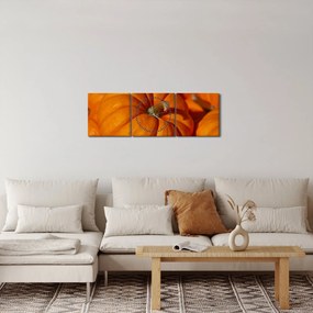 Tablou - Dovleci mari (cu ceas) (90x30 cm)
