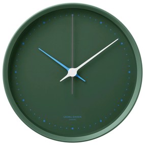 Ceas de perete Henning Koppel 22cm, verde mat - Georg Jensen