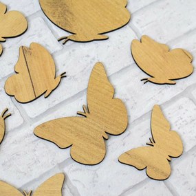 DUBLEZ | Fluturi decorativi 3D pentru perete 6 buc