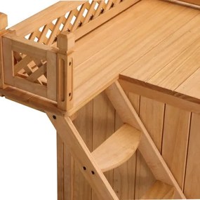 Deuba Casuta pentru pisici cu balcon 53x54x64 cm