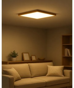 Plafonier LED, 40W, 230V, 3000/4000/6500K, 50x50 cm, bej