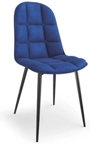 Scaun de bucaterie Lancaster, albastru/negru