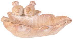 Adăpătoare pentru păsări Frunză de pasăre,ceramică MgO 21 x 18 x 7 cm