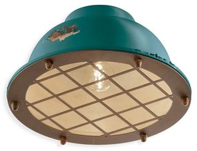 Plafoniera design retro realizata manual din ceramica INDUSTRIAL