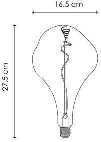 Bec LED dimabil VINTAGE EDISON E27/3W/230V 1800K