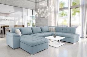 Colțar Talina cu funcție de dormit (Stânga U) (Uttario Velvet 2960 + Uttario Velvet 2960 + Senegal 818). 1059429