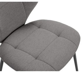 Scaune de dining gri 2 buc. Maori – Marckeric