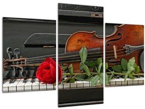 Tablou- Amintire de muzicean (90x60 cm)