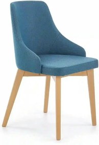 Scaun cu stofa albastru denim tapitat Toledo, 55X51X82 CM