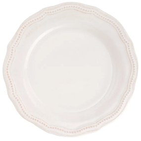 Set 4 Farfurii Aperitiv Vintage White 21,5cm - Ceramica Premium