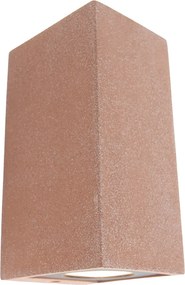 Lampă modernă de perete pentru exterior teracotă cu 2 lumini IP44 - Pompei