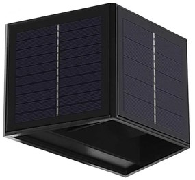 Aplică LED solară CUBUS 2xLED/1,5W/3,7V 1500 mAh IP54
